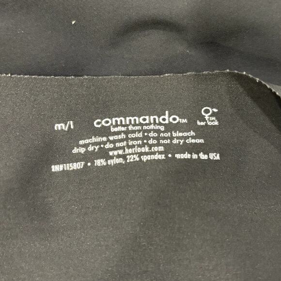 Commando Black Mini Cami Slip Dress M/L Slimming Body Shaper Shapewear - Picture 7 of 8